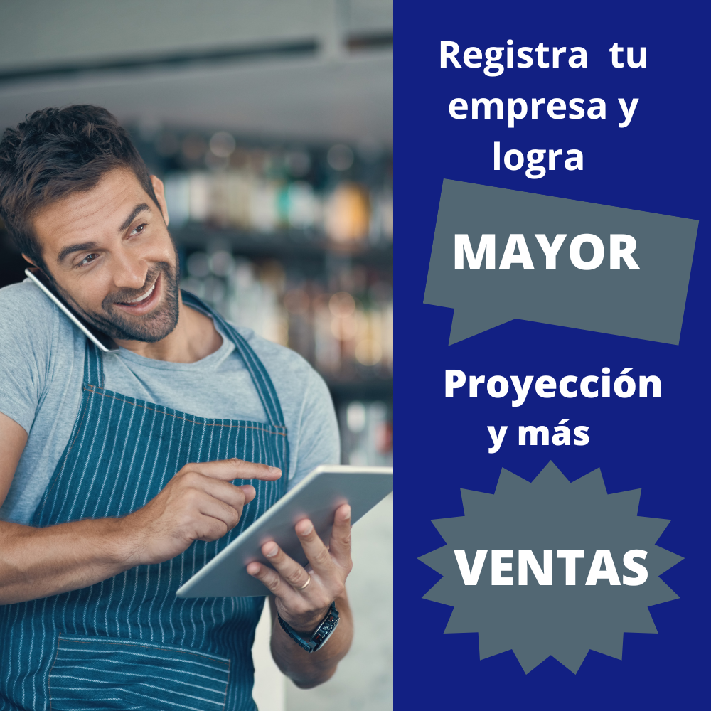 Registra tu empresa y logra más ventas